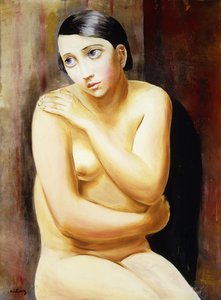 Sedící nahá žena; Femme Nue Assise