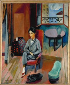 Portrét Jeana Cocteaua od Moise Kisling