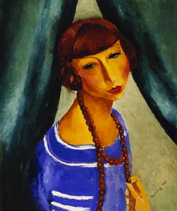 Portrét Margueritte Grosové, švagrové umělce; Portrait de Margueritte Gros, la Belle-Soeur de l