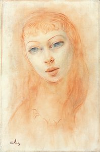 Portrét ženy (olej na plátně) od Moise Kisling
