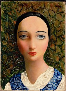 Portrét mladé ženy (olej na plátně) od Moise Kisling