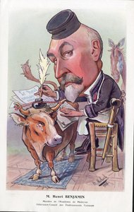 Ilustrace Molocha (1849-1909) v „“ Chanteclair““ od Moloch