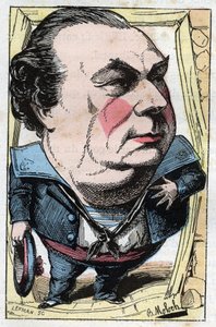 Portrét Francoise Dumainea (1831-1893), francouzského komika od Moloch