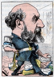 Portrét Guillaume Victor Augier (1820-1889) francouzský dramatik. od Moloch