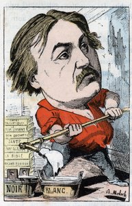 Portrét Gustava Dorea, karikaturisty a rytce 1832-1883 v „“Le Trombinoscope““ od Touchatout, karikatura B. Molocha z roku 1882 (1849-1909). Soukromá sbírka. od Moloch