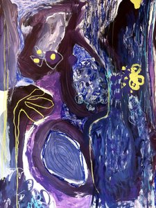 Deep Purple Flow od Monika Riethmueller
