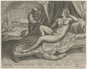 Jupiter a Danaë od Monogrammist FME