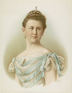 Portrét Wilhelminy, královny Nizozemska od Monogrammist WG