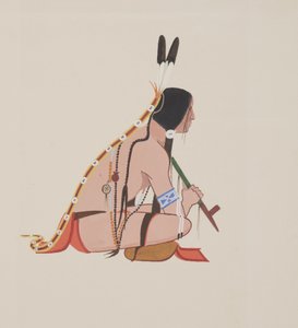 Cheyenne, kolem roku 1934 (akvarel)