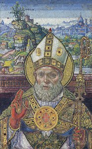 Hlava sv. Zenobia, 1505 (mozaika)