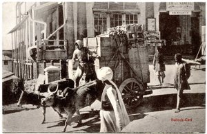 Vůz Bullock-Cart, cca 1900-20 od Moorli Dhur and Sons