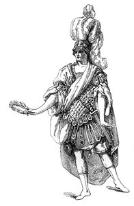 Kostým z francouzského divadla, 1885.