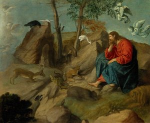 Kristus na poušti, ca. 1515-20.