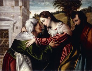 Návštěva od Moretto da Brescia