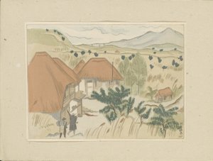 Kawakami horké vodní prameny Kawakami Onsen (název na objektu) Část druhá, oblast Aizu (název série) Dai nishû, Aizu no bu (název série) Tisky japonských krajin (název série) Nihon fûkei hanga (název série) od Morita Tsunetomo