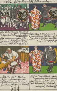 Chytrá dáma rytíř, 1911. od Moritz Jung