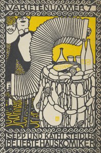 Variety Act 7: Sepp a Kathi Steidler, Populární domácí komici Variety Act 7: Sepp and..., 1907. od Moritz Jung