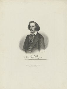 Portrét skladatele Henryho Huga Piersona 1815-1873, c. 1850. od Moritz Laemmel