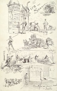 Vídeňské typy 1885 (Vídeň v létě)