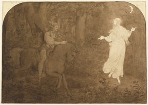 Zjevení v lese od Moritz Ludwig von Schwind
