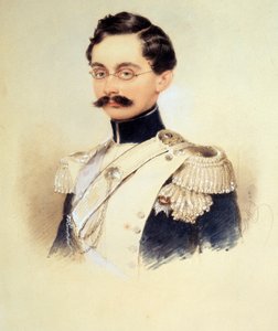 Portrét Adolfa I., vévody z Nassau, velkovévody lucemburského 1817-1905, 40. léta 19. století