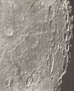 Fotografie Měsíce Blancanus - Tycho - Schiller,1899 (foto) od Moritz & Puiseux Pierre Henri (1855 1928) Loewy