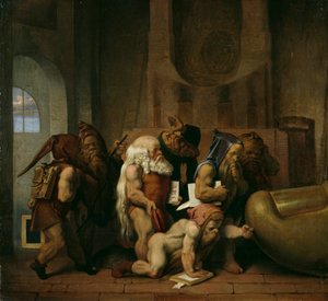Gnómové v Bavorsku od Moritz Ludwig von Schwind