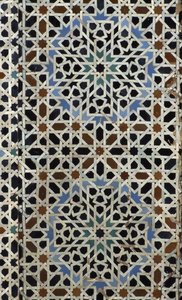 Bou Inania Madrasa, dlaždice zellij, c14th (keramika)