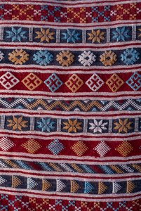 Koberec, detail (vlna) od Moroccan School
