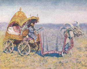 „Native Bullock-cart from Bikanir“, 1903. od Mortimer L Menpes