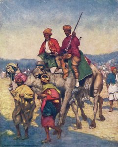 "Velbloudi z Mysore", 1903 od Mortimer L Menpes