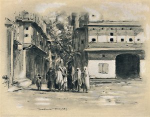 "Muslimská žena", 1903 od Mortimer L Menpes