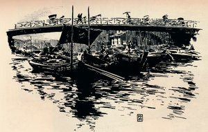Osaka, Japonsko, 1900. od Mortimer L Menpes
