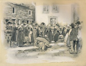 „Prasečí trh“, 1903 od Mortimer L Menpes