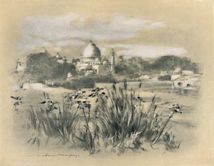 "Tádž v Agře", 1903 od Mortimer L Menpes
