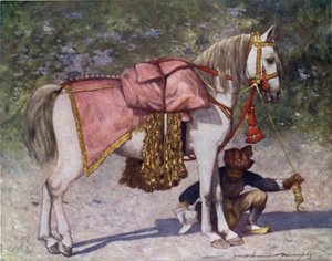 Slavný lední kůň v družině Rao of Cutch od Mortimer Ludington Menpes