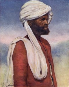 Držák z Dhar (barevné litho) od Mortimer Ludington Menpes