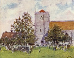 Dorchester Abbey od Mortimer Ludington Menpes