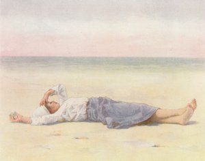 V oku slunce (barevná litografie) od Mortimer Ludington Menpes