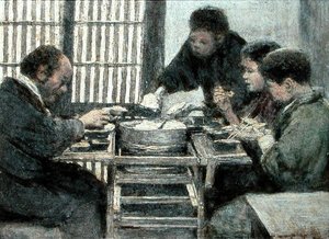Japonská večeře od Mortimer Ludington Menpes