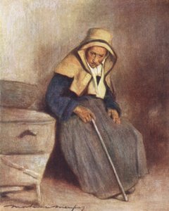 Stáří (barevná litografie) od Mortimer Ludington Menpes