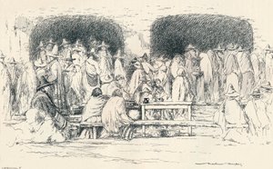 Poledne v Puebla, c1895, 1896 od Mortimer Ludington Menpes