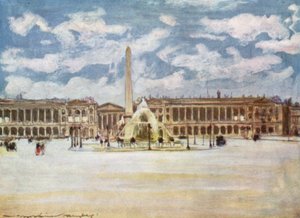 Place de la Concorde od Mortimer Ludington Menpes