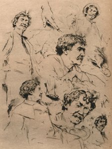 Studie Jamese McNeilla Whistlera, c1886. 1903 od Mortimer Ludington Menpes