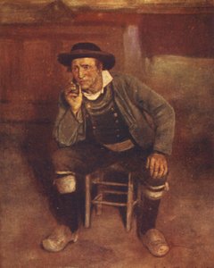 Pán domu (barevná litografie) od Mortimer Ludington Menpes