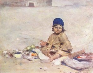 Děti světa: (barevná litografie) od Mortimer Ludington Menpes