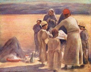 Děti světa: (barevná litografie) od Mortimer Ludington Menpes