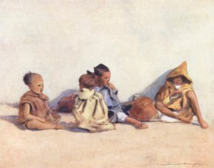 Děti světa: (barevná litografie) od Mortimer Ludington Menpes