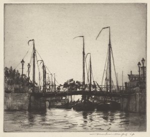 Bridge, Rotterdam (Chioggia: Rybářské lodě)