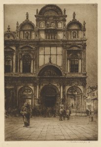 Fasáda Scuola di San Marco, Benátky